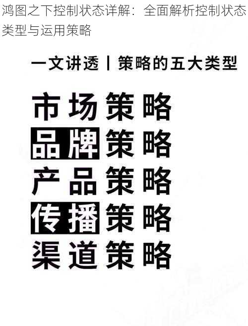 鸿图之下控制状态详解：全面解析控制状态类型与运用策略